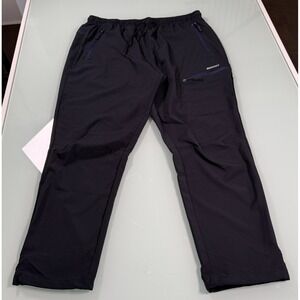 MOCOLY Womens XL Black Hiking Pants Lightweight Quick Dry Outdoor Cargo Joggers